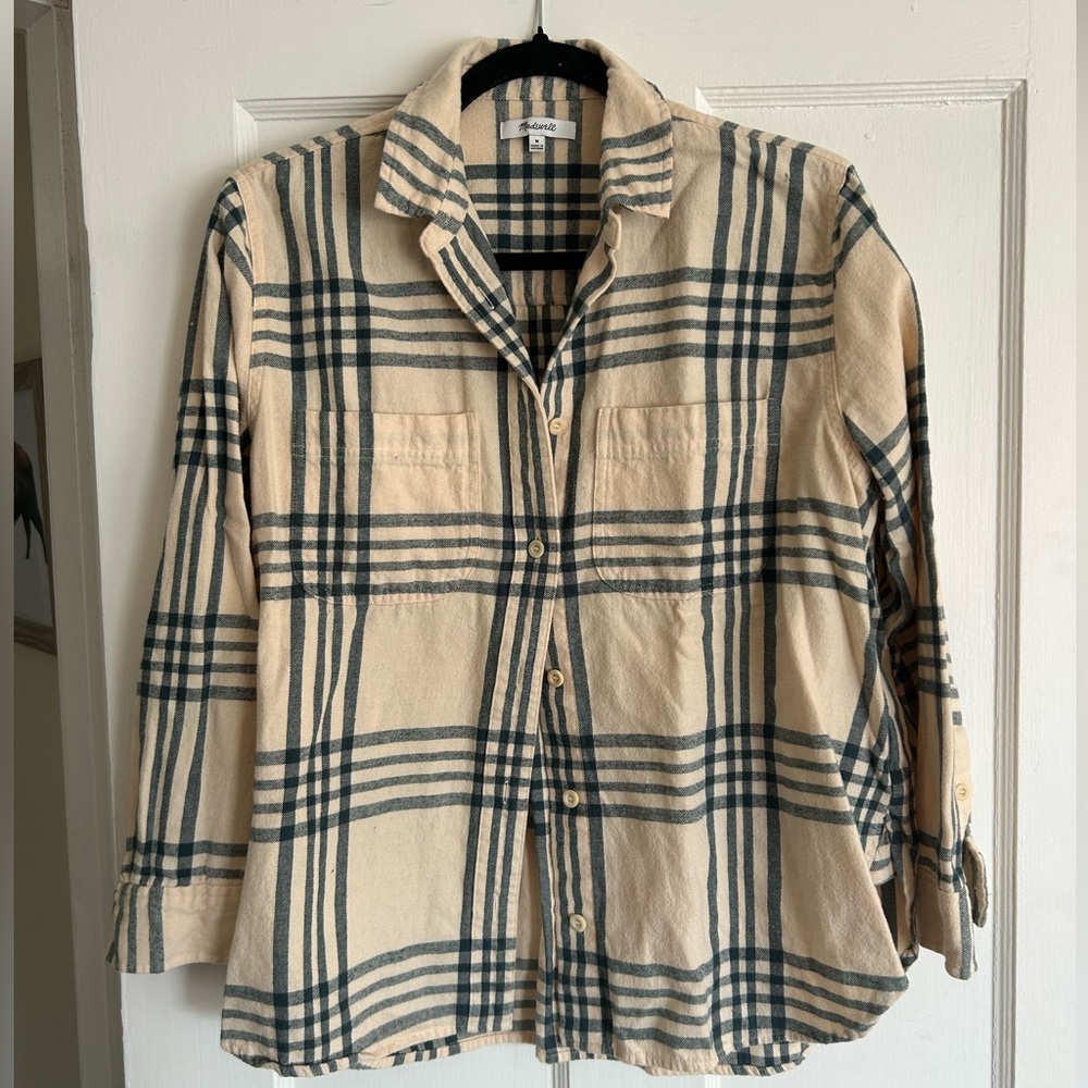 Madewell Checkered Button Down - image 1